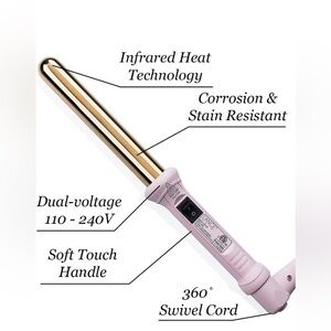 Lánge Ondulé 25mm Titanium Curling Wand